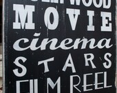 Movie Subway Art - Typography Word Art Perfect for your home theatre - Oscars