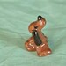 Hagen Renaker Animal- Hound Dog Pup Figurine - 1960s Ceramic