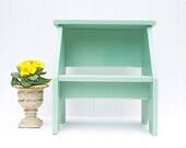 Vintage Style Two Step Stool in Jadite Handmade by Circle Creek Home