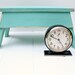 Vintage Style Step Stool No. 2 in Aqua Handmade by Circle Creek Home