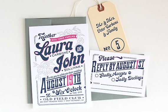 Custom (From Scratch) Wedding Invitation Design