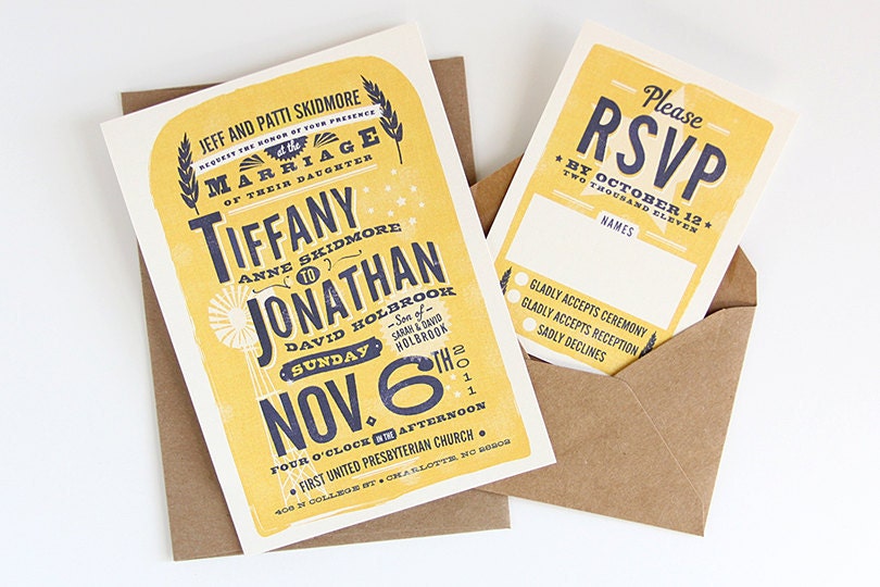 Custom (From Scratch) Wedding Invitation Design
