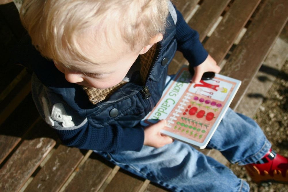 Jackson's Garden Children's Board Book by Gillian Carson