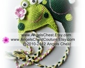You are Toad-lly Cute Frog Hat Prop Photography Boy and Girl Sizes Newborn to Adult by AngelsChest PDF Crochet Tutorial Pattern No. 25