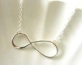 Figure 8 - Infinity Sterling Silver Necklace, Minimal Collection