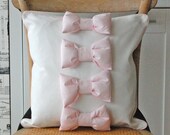 Lots of puffy bows pillow cover