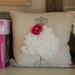 Fuchsia Flower  Dress from pillow cover