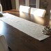 Burlap flower runner
