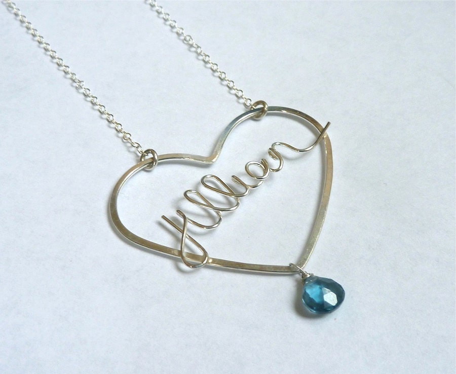 Personalized Heart Necklace