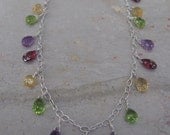 Four Seasons GemStone and Silver Necklace
