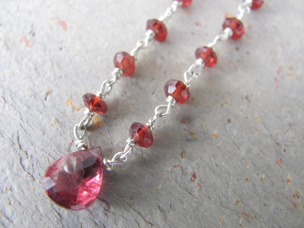 Garnet Princess Necklace