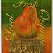 Pears original acrylic painting on reclaimed rustic solid wood board