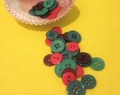 Holly Jolly Mix - Set of 40 New Buttons