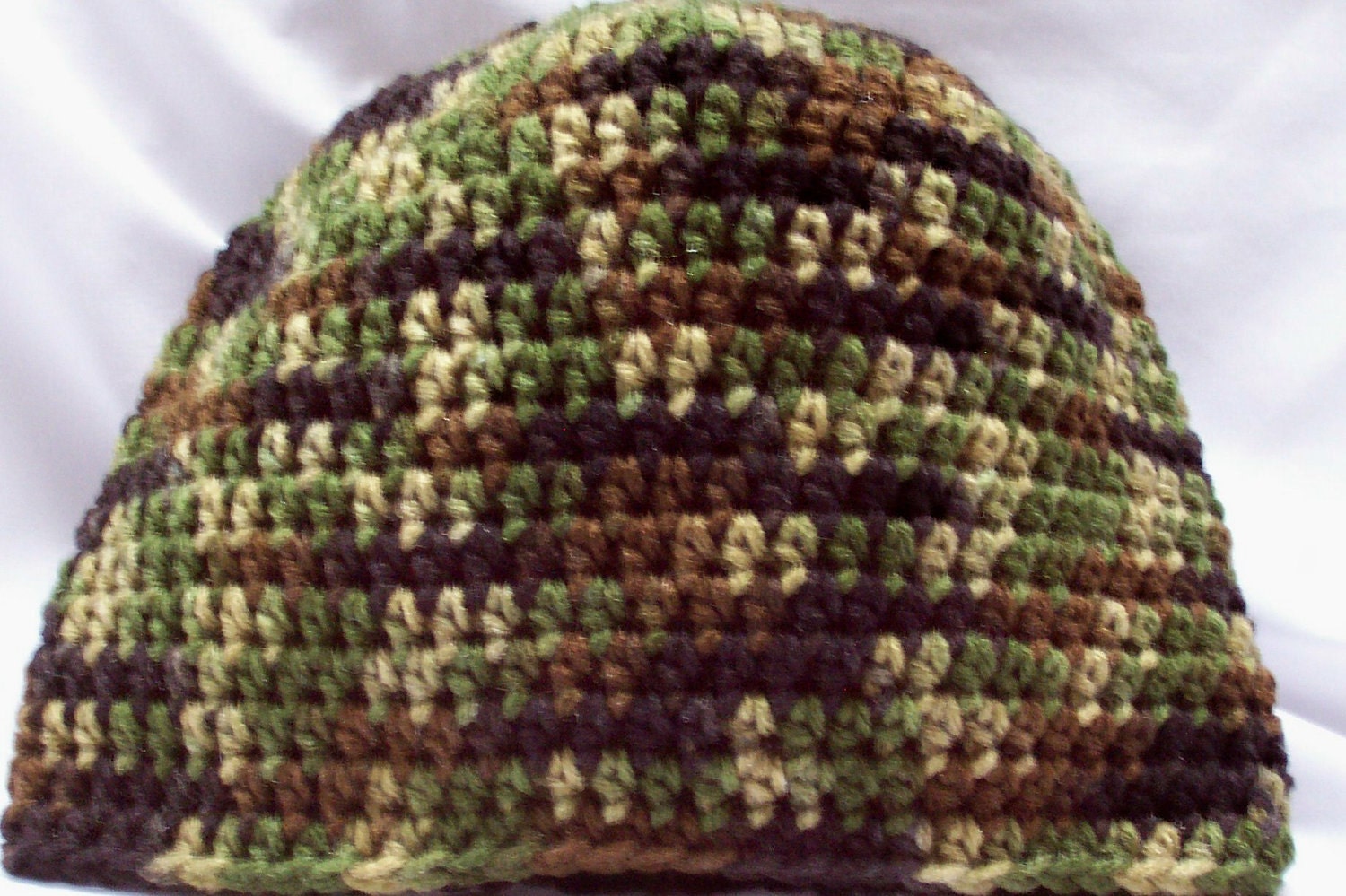 mens hat boys beanie crochet hat beanie skullcap dark camouflage relaxed fit youth to adult camo 5122