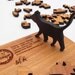 Mini Cat Puzzle - Sustainable Harvest Black Cherry and Walnut - Food Safe Oil Finish . Timber Green Woods
