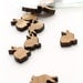 Spring Mini Bunny Charms - Itsies - Laser Cut Wood Rabbits - Free Shipping . Timber Green Woods Sustainable Forestry Products