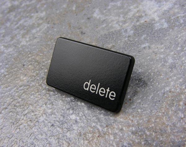 Recycled, Apple Computer Key Pin, Mac Computer Keyboard Jewelry, birthday, wedding, anniversary, gift