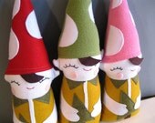 Woodland Stuffed Toy Elf in Red