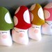 Woodland Mushroom Plushie - Stuffed Toy Mushroom in Green