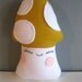 Mushroom Plush - Woodland Stuffed Toy in Gold, Kids Room Decor