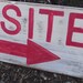 Campsite sign...primitive...rustic....shabby chic...cottage decor