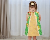 PRINTED PATTERN: Ruby Ruffle Dress - Original Printed Sewing Pattern - Size 6 Month through 10 Years