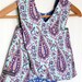 Purple Swirls Pinafore and Bloomer Set, Size 24m In Stock and Ready to Ship by The Cottage Mama
