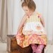 PRINTED PATTERN: Girls Charlotte Apron Dress - Original Printed Sewing Pattern - Size 6 Month through 8 Years