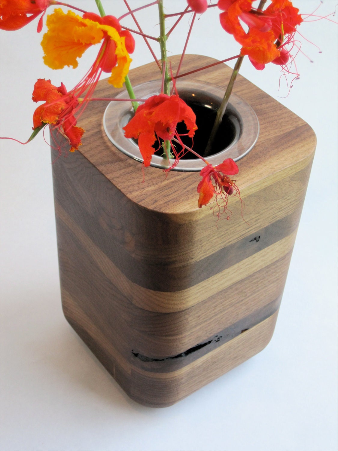 Large Vase in Walnut