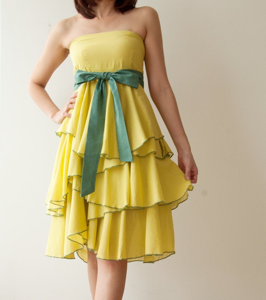 Waft ... Light Green Cocktail Dress 2 Sizes Available