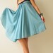 Wind of change.... Blue-Brown Cotton Dress 2 Sizes Available