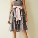Waft ... Gray - Pink Cocktail Dress 2 Sizes Available