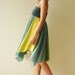 Umbrella...Green Tone Cotton dress