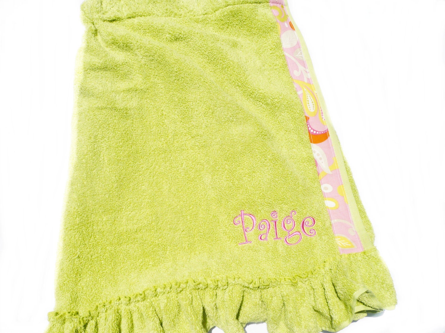 How To Make Towel Wraps With Straps