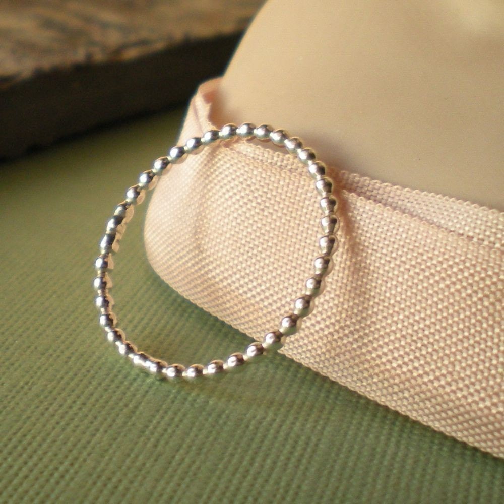 Skinny Thumb Ring in Sterling Silver