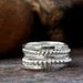 Silver Stacking Ring Set Sterling set of five