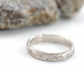 Tooled with Love - 3mm Palladium Sterling Wedding Band