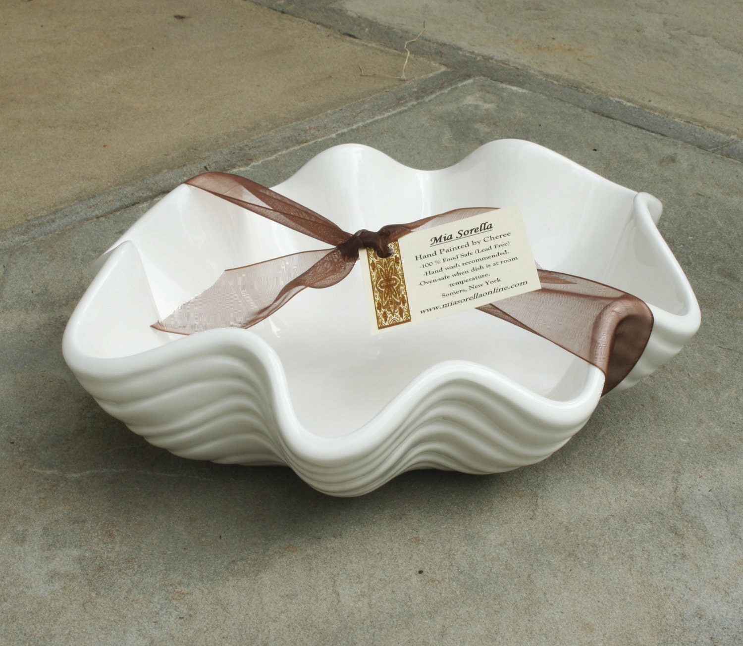 Seashell Bowl - Beach Home Decor