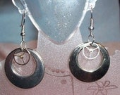 Reflective Steampunk Earrings