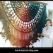THE DANCE OF THE WORLD - Figurative Original  Modern Art  Handmade Wall Tapestry. Macrame.   With Certificate of Authenticity.  Listed  only for Viewing and Custom Work.
