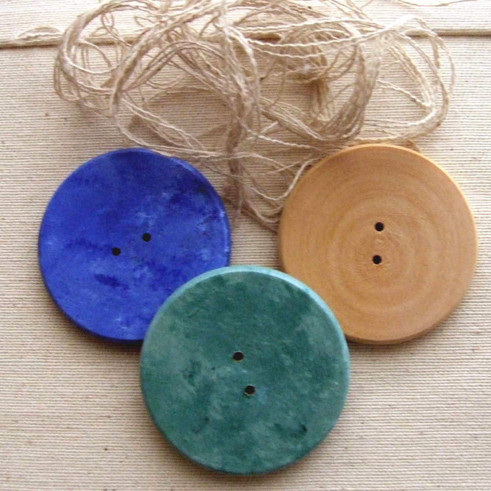 Turquoise button pillow for your coastal cottage or beach house