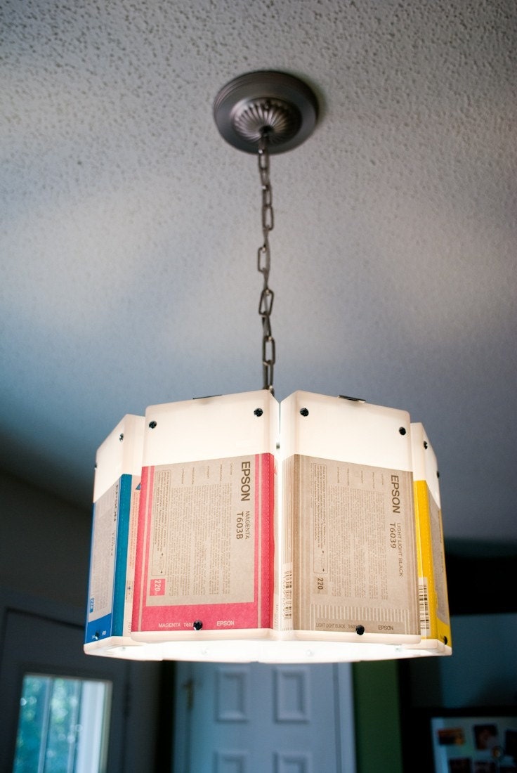 Ink Cartridge Chandelier