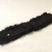 vintage black rabbit fur collar