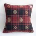 Sukan / Hand Woven - Turkish Antique Kilim Pillow Cover - 16x16