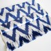 Sukan / Hand Paint ikat Silk Scarf - ikat shawl - ikat scarves - tribal scarf - silk scarf - ikat scarf - scarve scarf Blue, Navy Blue