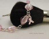 Pink Glass Awareness Bracelet II