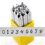 BRIDGETTE NEW  metal alphabet letter stamps by Impressart - NUMBERS 3mm