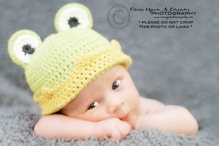Frog Prince Costume Crochet Baby Hat Pdf Pattern