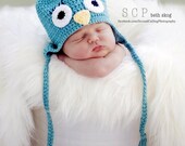 Blue bird costume crochet hat PDF pattern