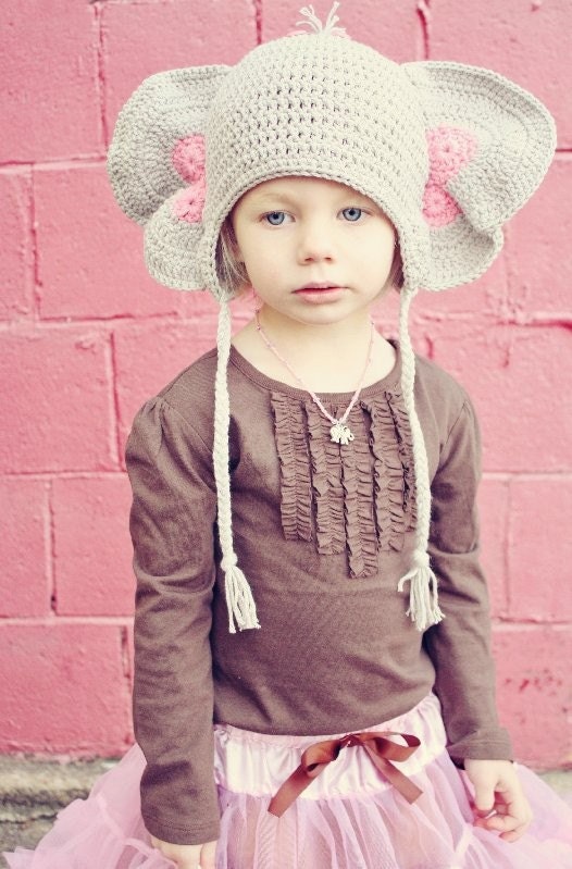 Peanuts the Elephant Crochet Hat PDF Pattern